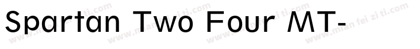 Spartan Two Four MT字体转换